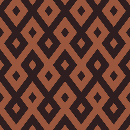 Interlocking Geometric Diamond Pattern Wallpaper⁠