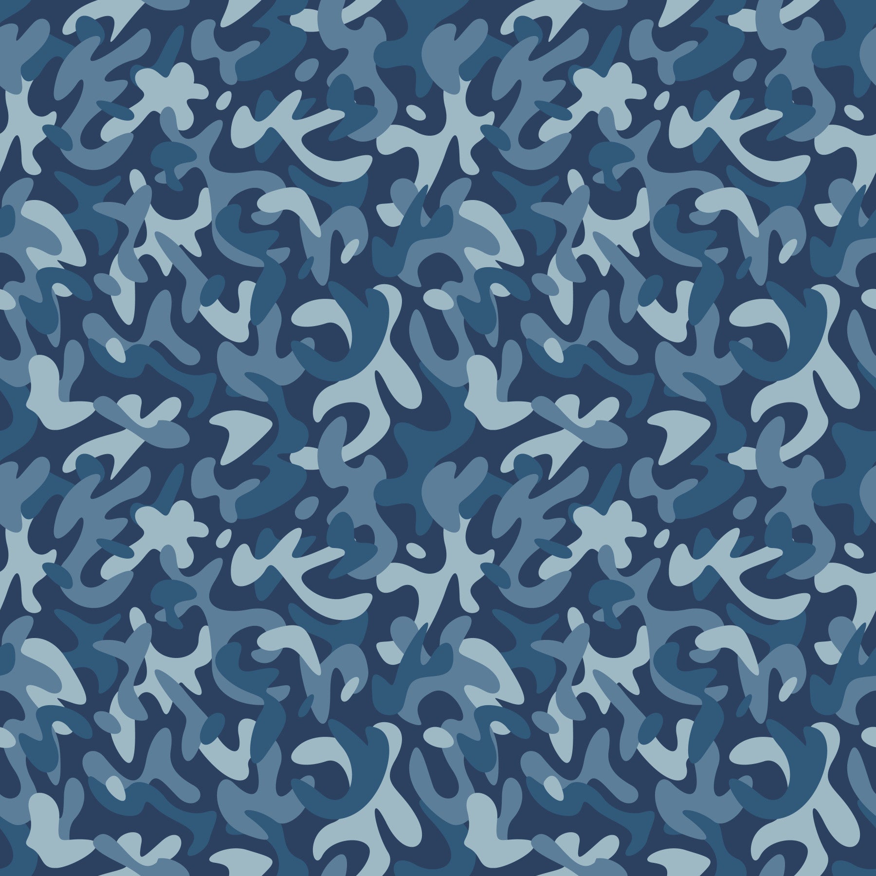 Midnight Navy Camo Pattern Wallpaper⁠