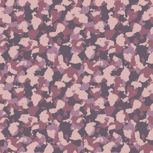 Muted Blush Camouflage Pattern Wallpaper⁠