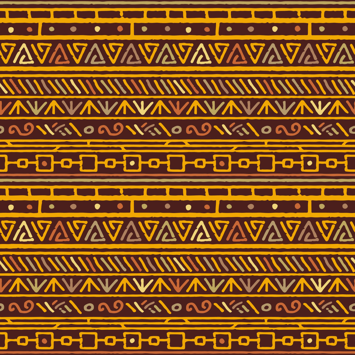 Geometric Hand-Drawn Tribal Bands Wallpaper⁠ in your room