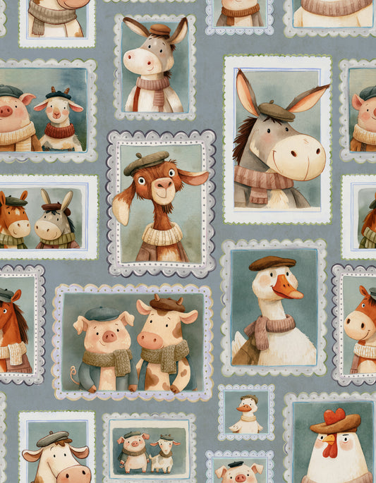 Whimsical Farm Portrait Gallery Rustic Farm Wallpaper⁠