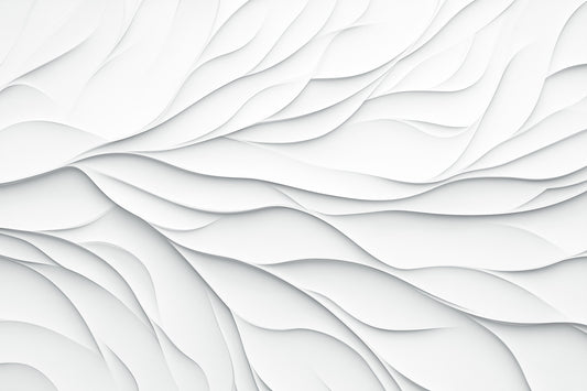 Minimalist Layered Paper Curves Wall Mural