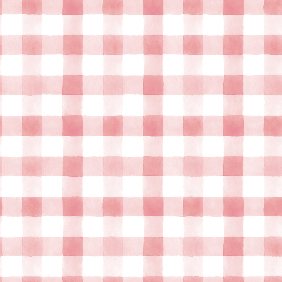 Blush Checked Grid Art Wallpaper⁠ in your room — zoomed