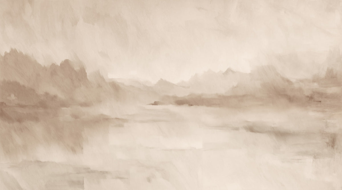 Velvet Horizon - Sepia Wall Mural in your room
