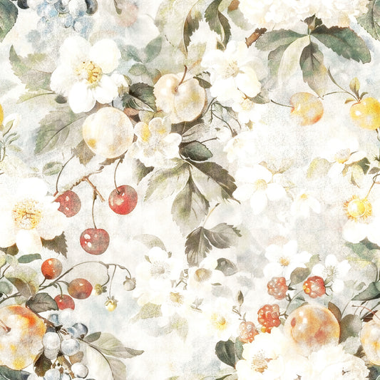 Rustic Orchard Botanical Harvest Wallpaper⁠