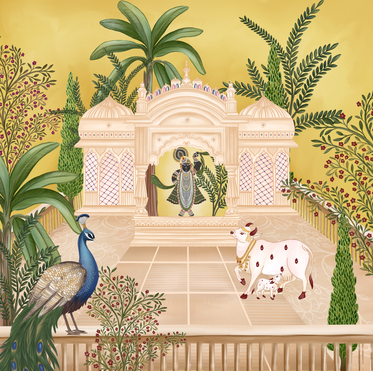 PITCHWAI MURAL WALLPAPER Wall Mural in your room — zoomed