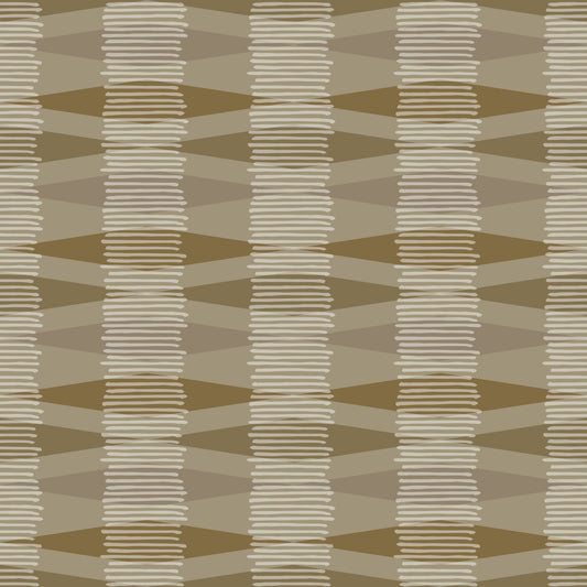 Earth Tone Geometric Rhythm Wallpaper⁠