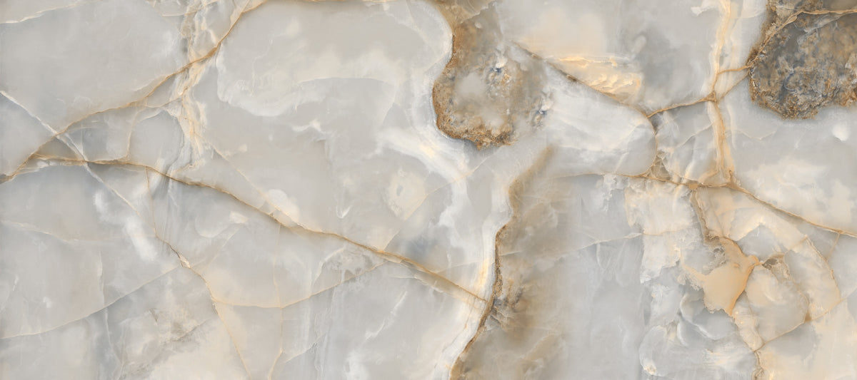 Natural Cream Onyx Vein Wall Mural in your room