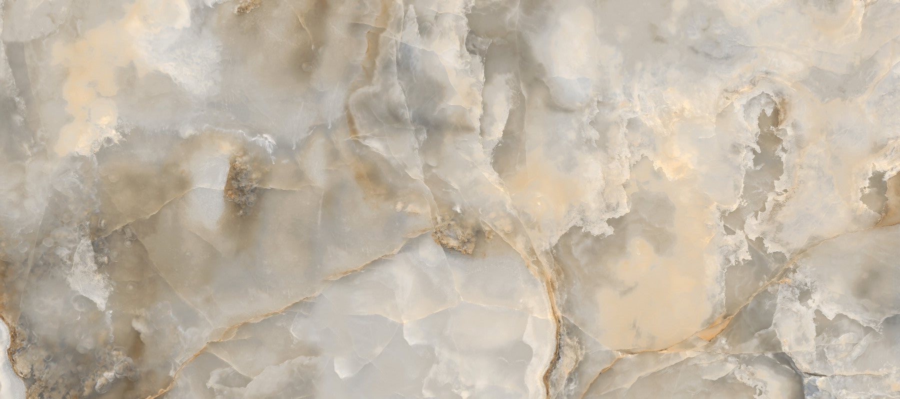 Serene Cream and Taupe Marble Vein Wall Mural