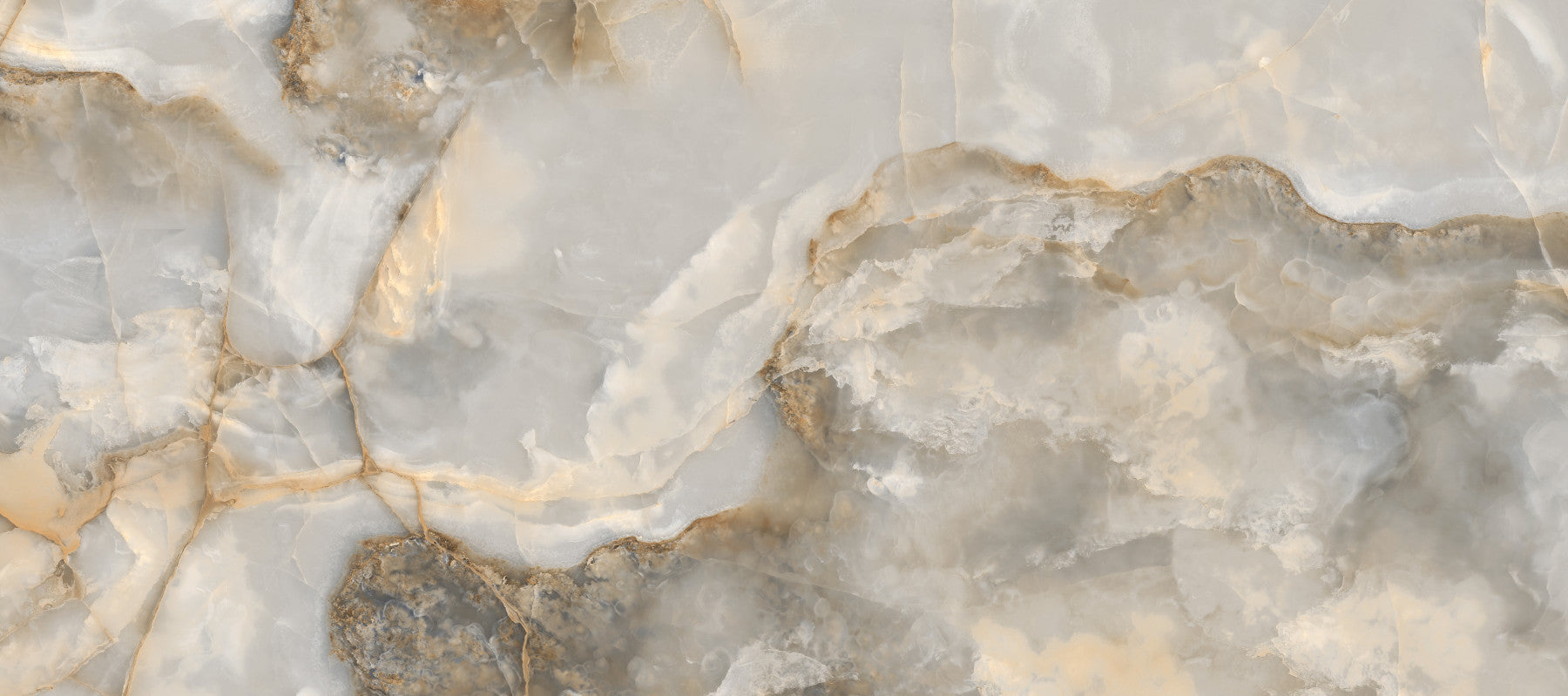 Ethereal Marble Veining Neutral Wall Mural