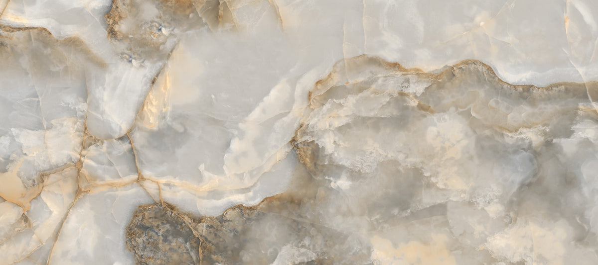 Ethereal Marble Veining Neutral Wall Mural in your room