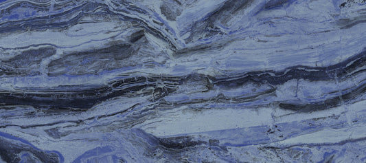 Indigo Veined Marble Slab Wall Mural