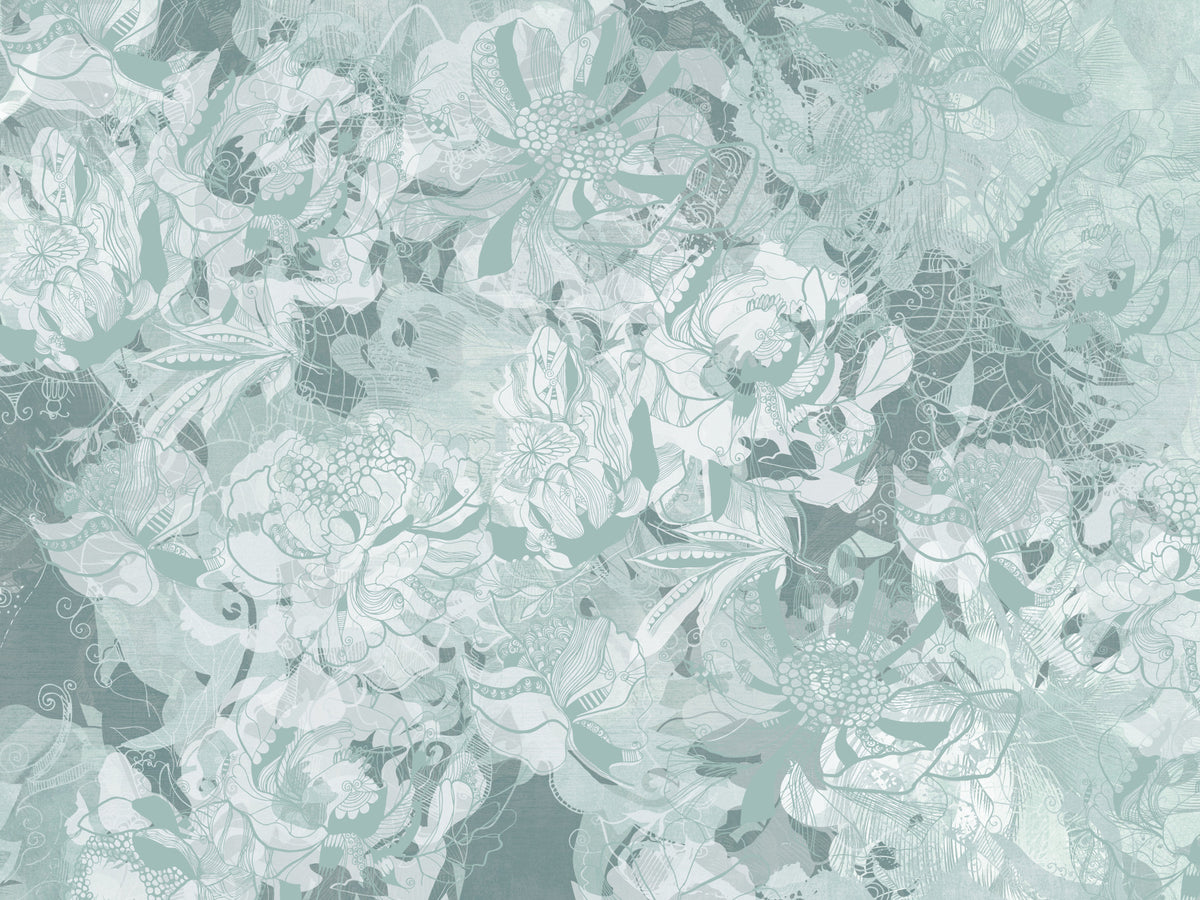 Warm Botanical Floral Wall Mural Wall Mural in your room