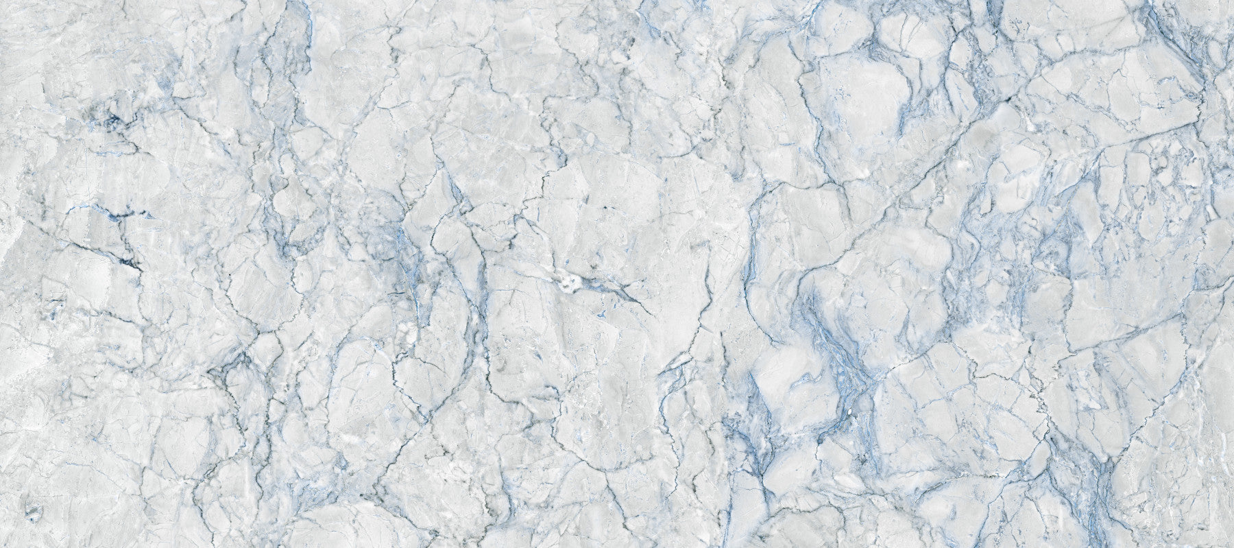 Serene Blue Veined Marble Texture Wall Mural