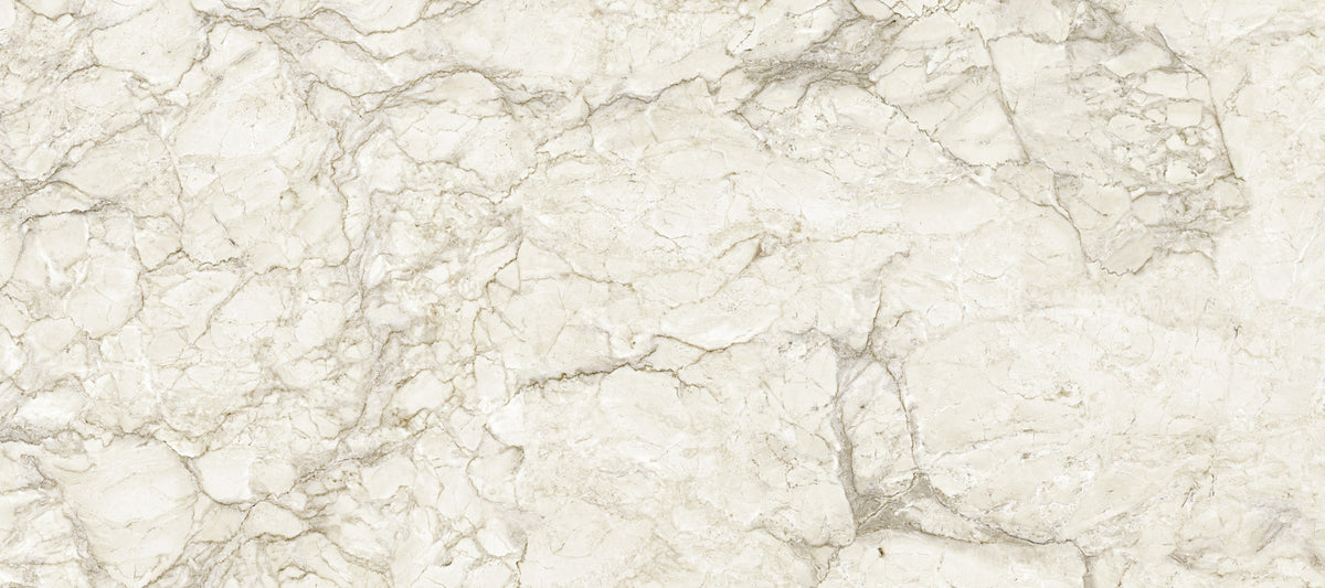 Cream Stone Vein Texture Wall Mural in your room — zoomed