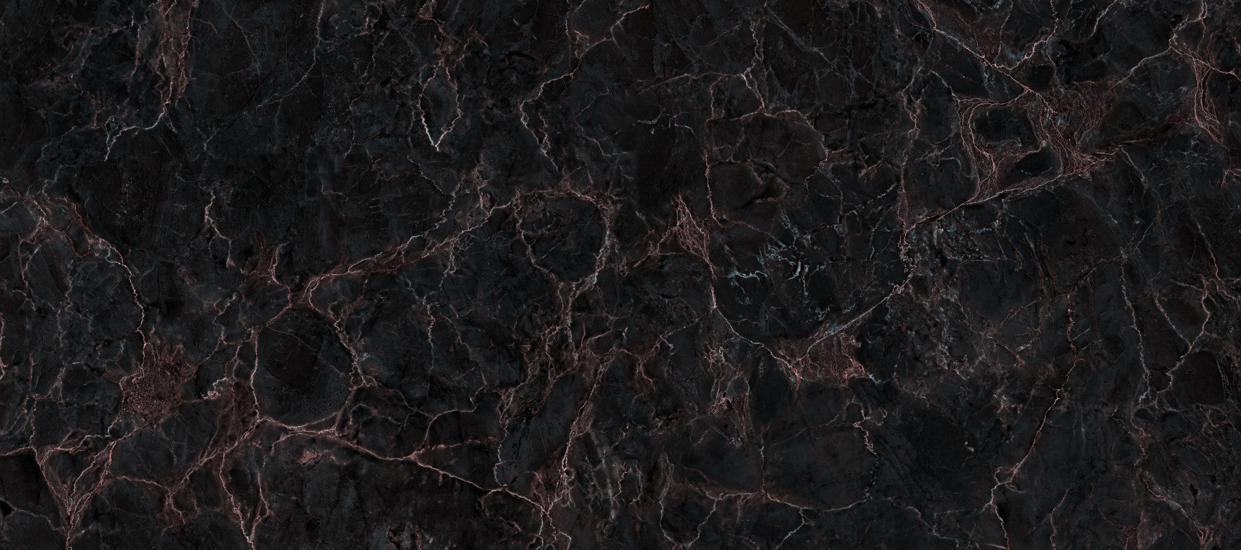 Midnight Obsidian Veins Wall Mural