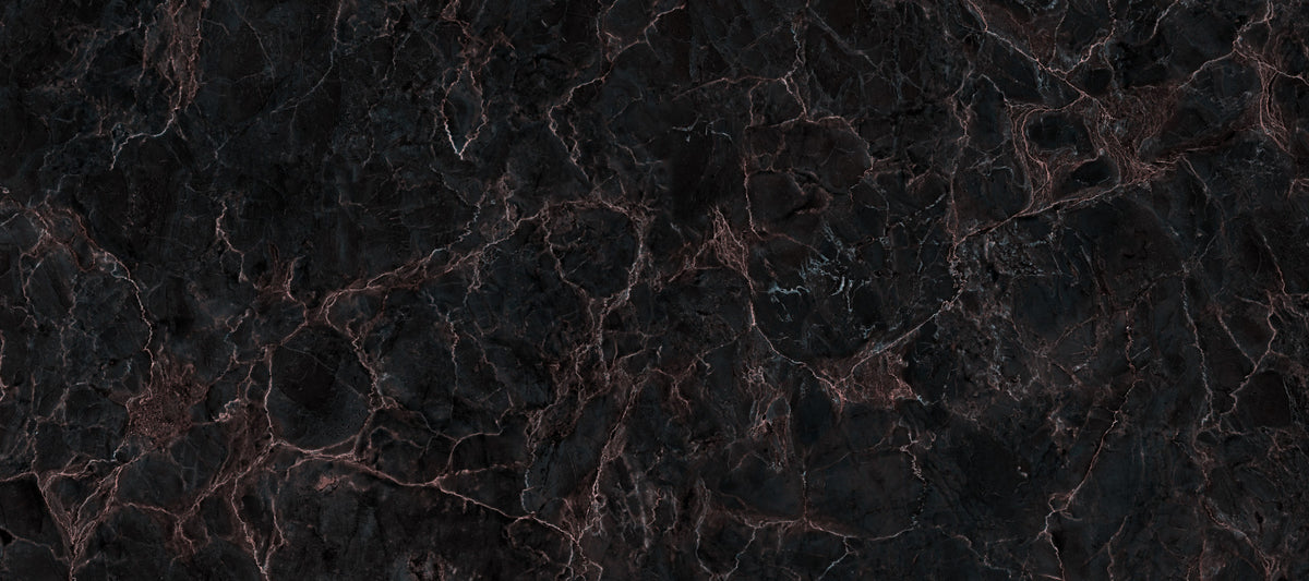 Midnight Obsidian Veins Wall Mural in your room — zoomed