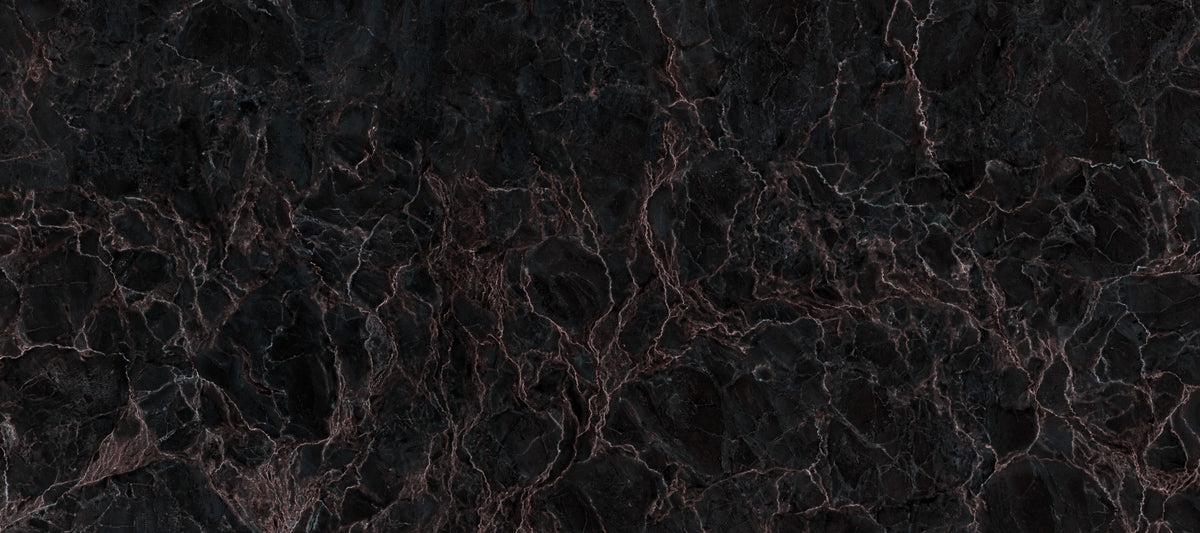 Midnight Rose Veined Marble Wall Mural in your room