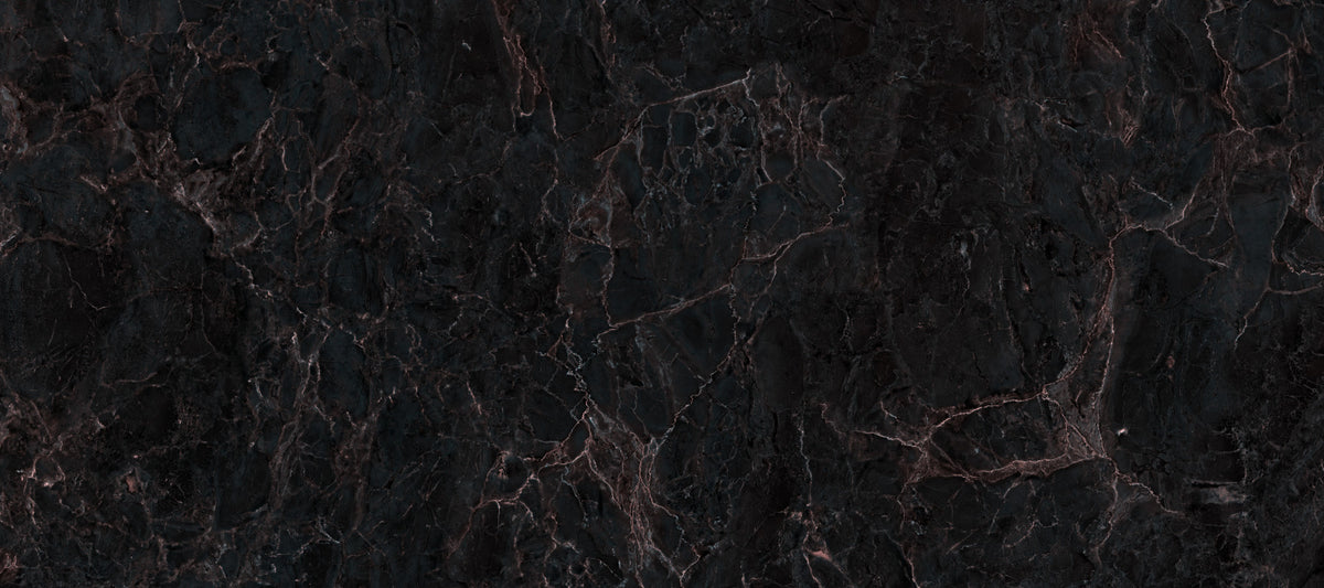Midnight Noir Marble Slab Wall Mural in your room