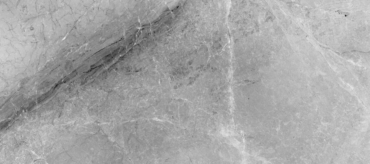 Monochromatic Grey Marble Slab Wall Mural in your room — zoomed