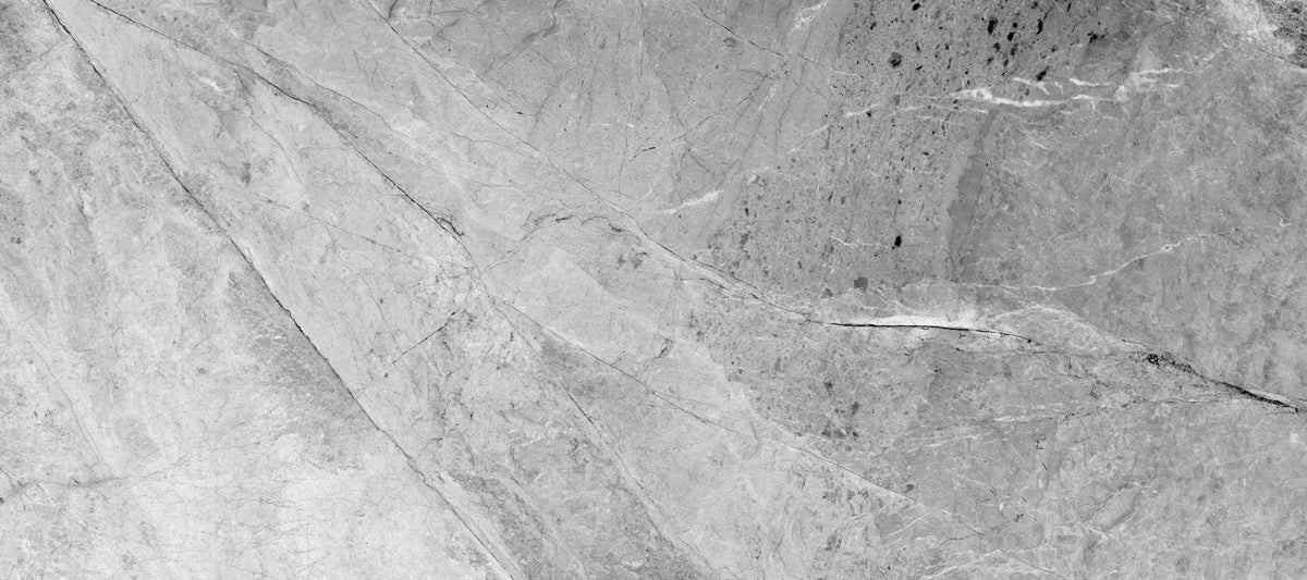 Minimalist Cool Grey Marble Slab Wall Mural