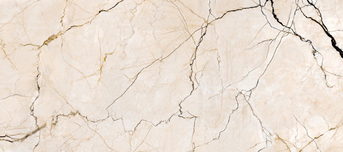 Cream and Charcoal Vein Stone Wall Mural in your room