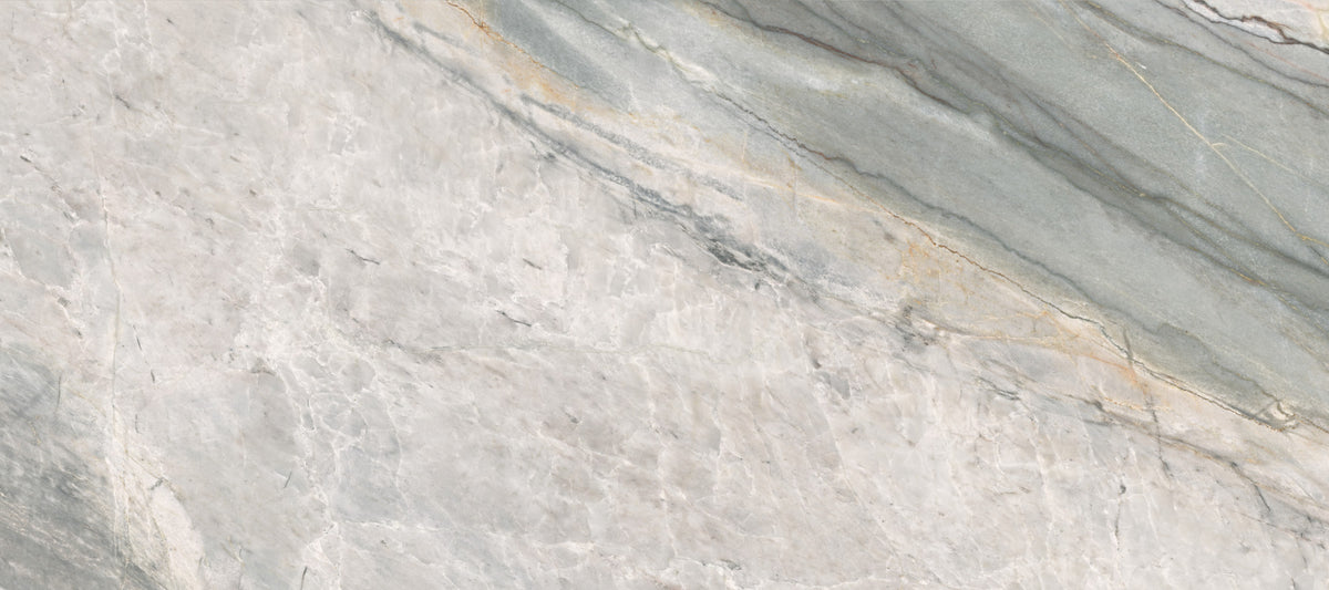 Cool Grey Marble Vein Surface Wall Mural in your room — zoomed