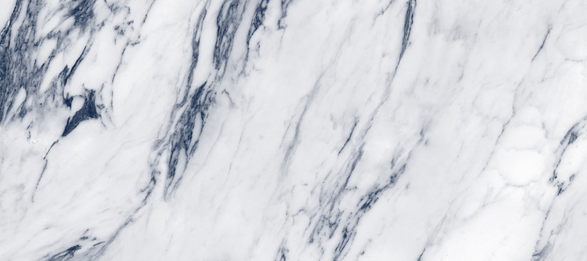 Classic Blue and White Marble Veins Wall Mural in your room