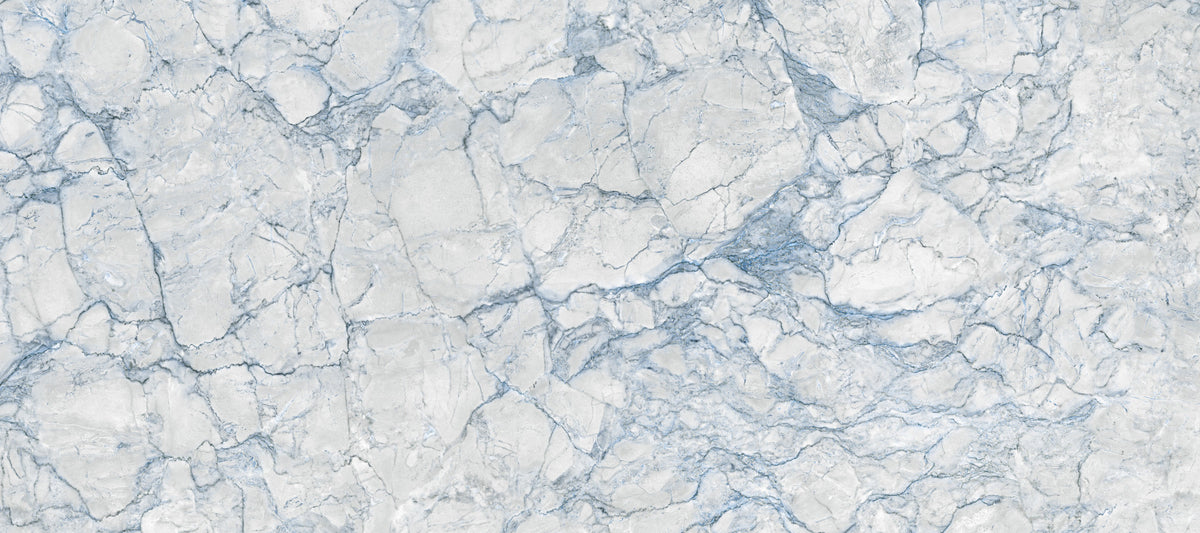 Azure Marble Vein Surface Wall Mural in your room