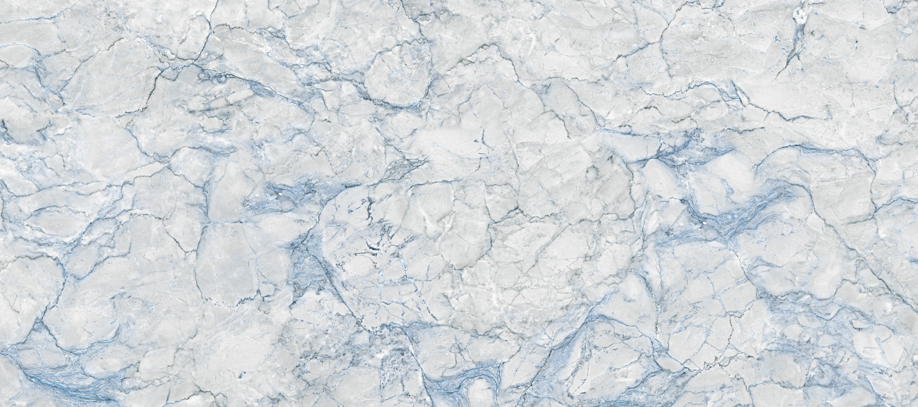 Cool Blue Marble Vein Wall Mural
