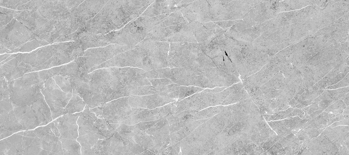 Cool Grey Marble Veined Slab Wall Mural in your room — zoomed