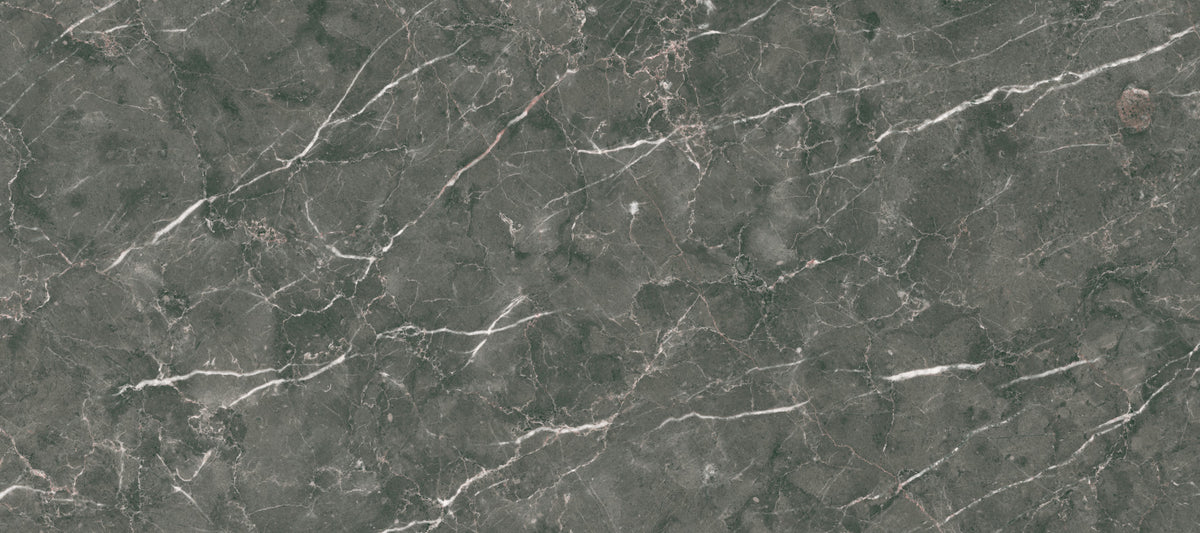 Dark Charcoal Marble Vein Texture Wall Mural