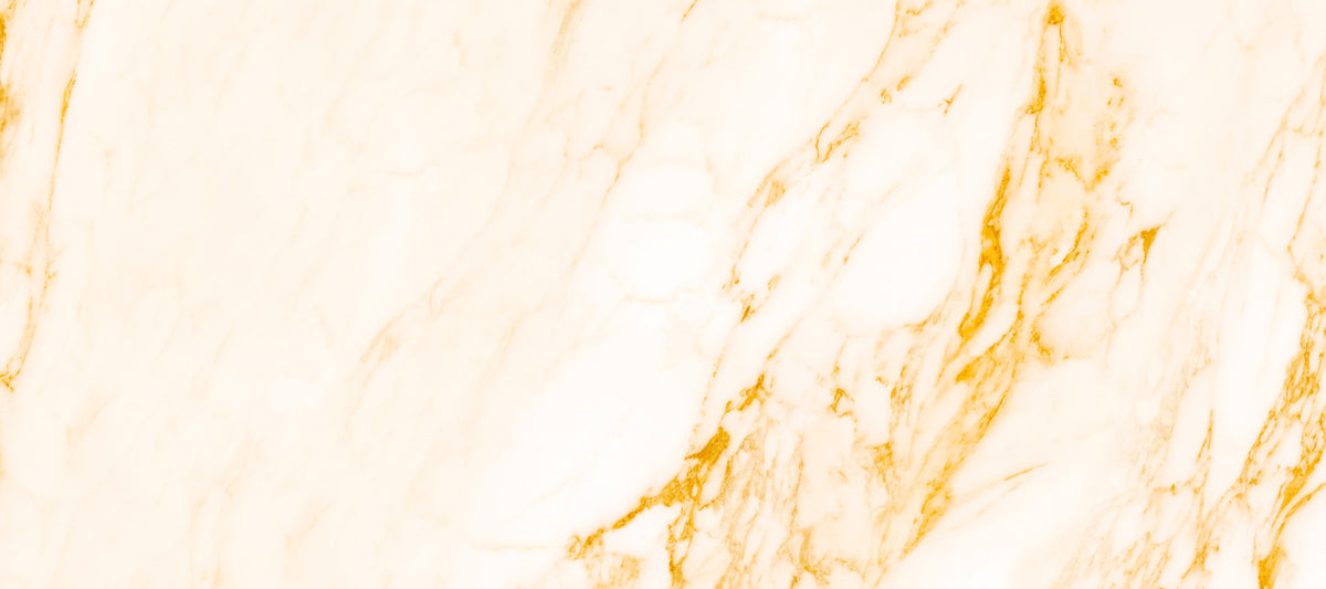Golden Veined White Marble Slab Wall Mural