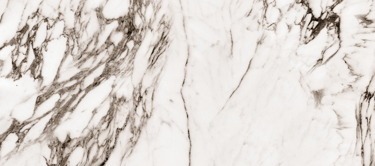 Classic White Marble Veining Wall Mural in your room — zoomed