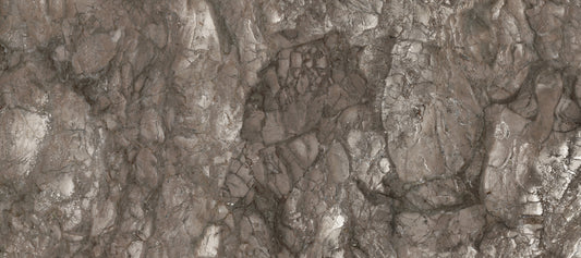 Polished Earthy Brown Stone Texture Wall Mural