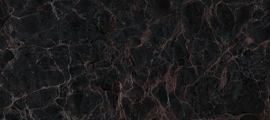 Midnight Copper Vein Marble Wall Mural