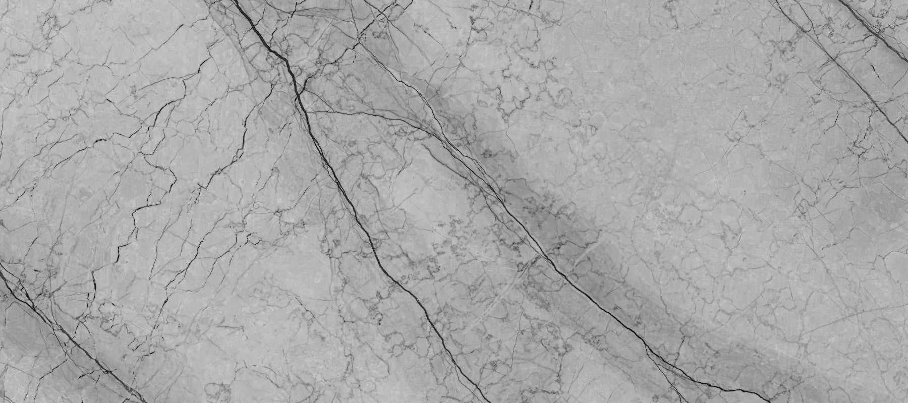 Monochromatic Grey Marble Vein Wall Mural
