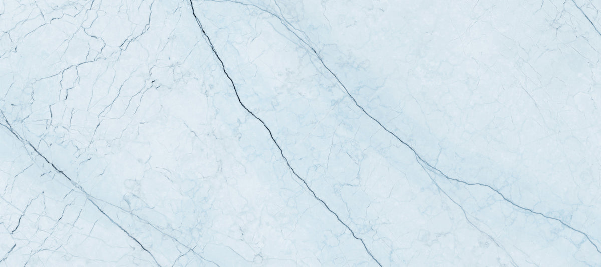 Cool Azure Marble Slab Wall Mural in your room — zoomed