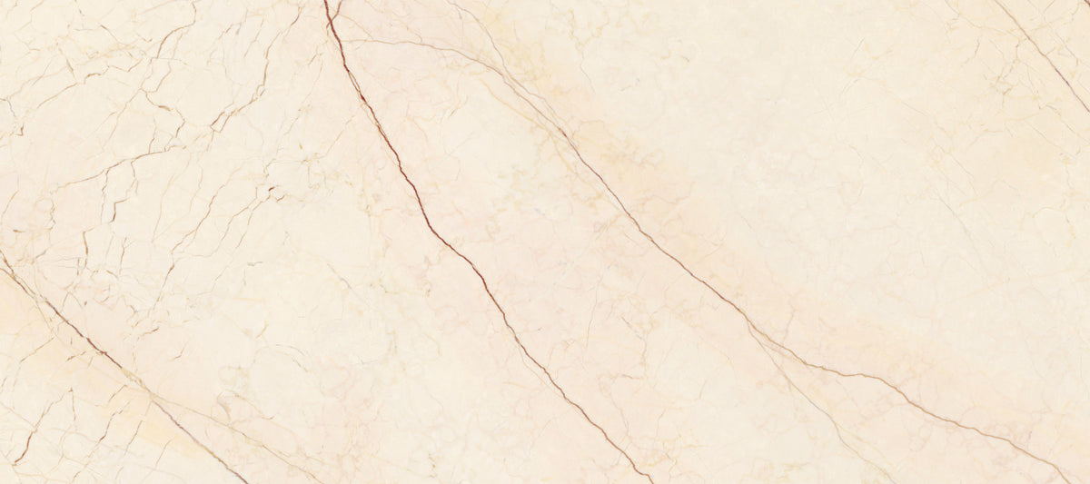 Cream Stone Veined Marble Wall Mural in your room — zoomed