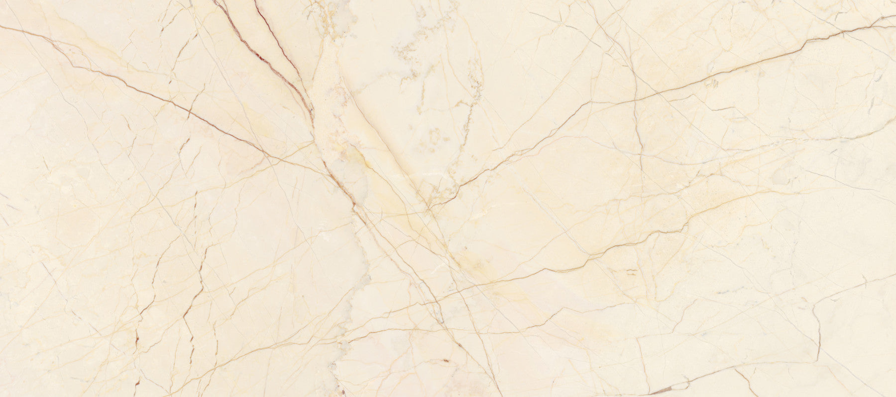 Creamy Veined Marble Surface Wall Mural