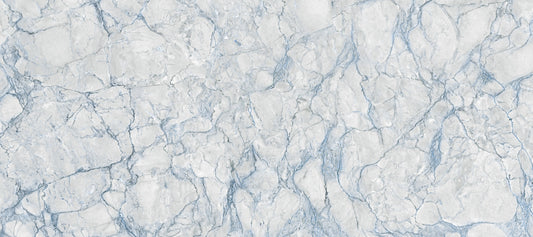 Ethereal Blue Veined Marble Wall Mural