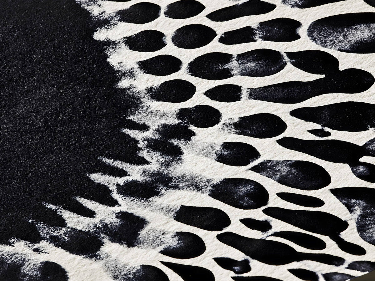 Ink Blot Abstract Wall Mural