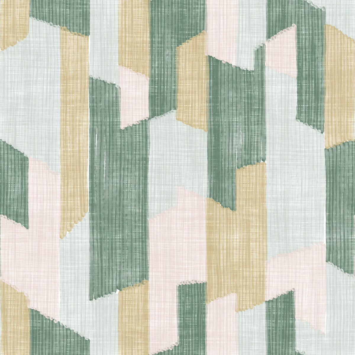Modern Textured Hand Painted Geometries Charm Wallpaper⁠ in your room