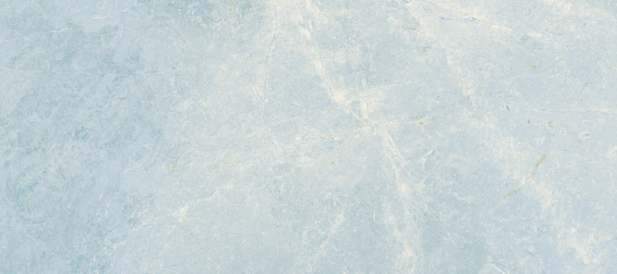Ethereal Azure Marble Stone Wall Mural in your room — zoomed