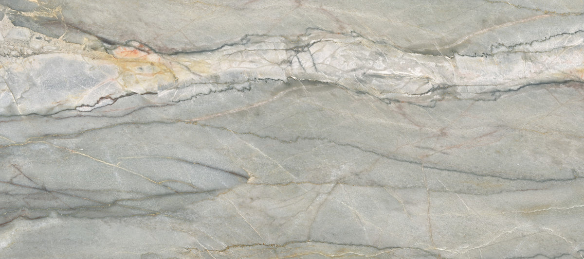 Serene Grey Marble Vein Wall Mural in your room