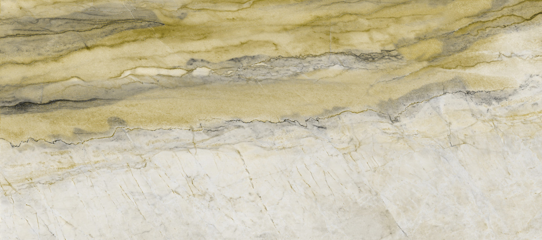 Golden Veined Ochre Marble Texture Wall Mural