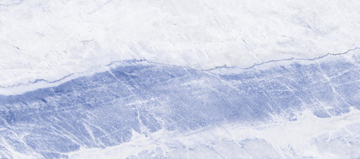 Cerulean Vein Stone Slab Wall Mural in your room — zoomed