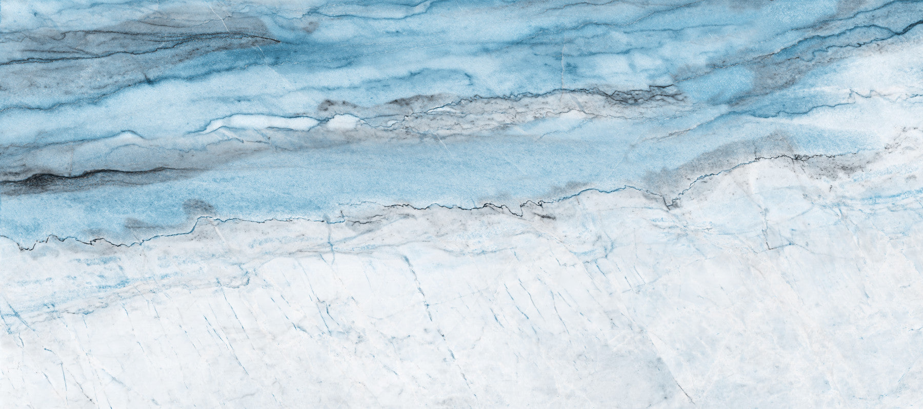 Cerulean Veined Marble Wall Mural