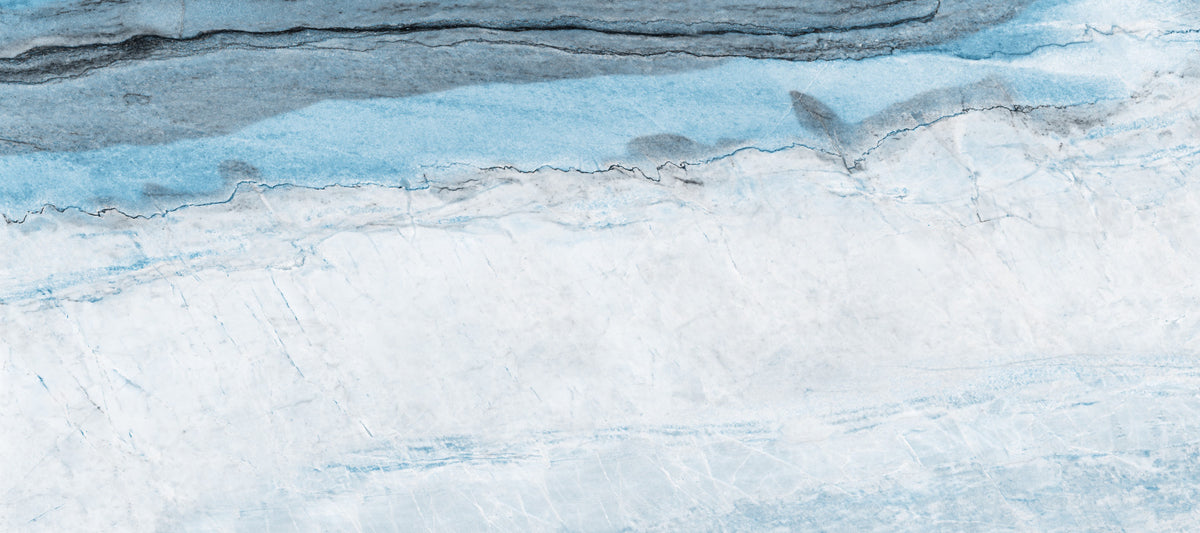 Cerulean Veined Marble Slab Wall Mural in your room