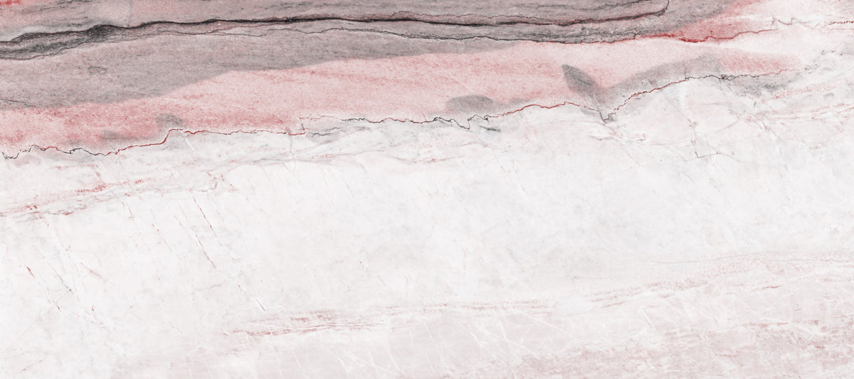 Rose Quartz Marble Vein Wall Mural in your room — zoomed